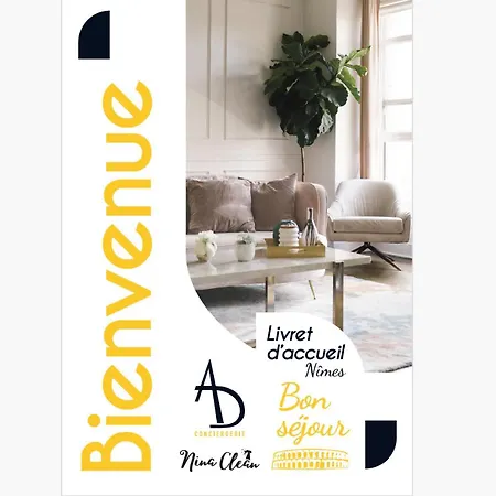 Appartement Le Délice - cocon chic et lumineux à Nîmes Extérieur photo